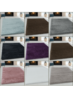 Tapis shaggy épais et...