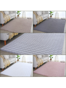 Tapis à poils longs doux et...