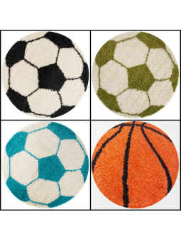 Tappeto rotondo a pelo...