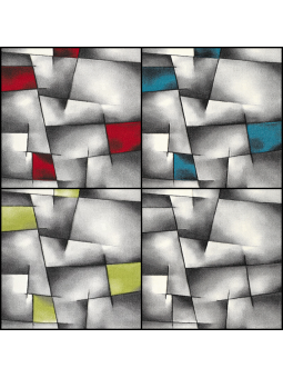 Tapis moderne géométrique...