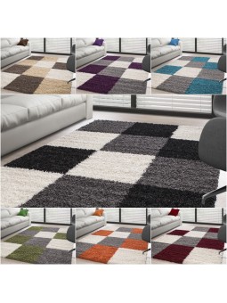 Shaggy rug with long pile...