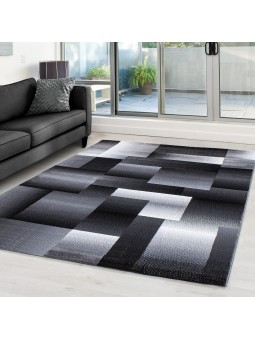 Modern geometric block rug...