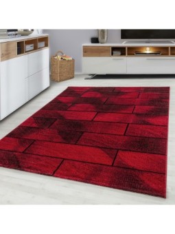 Short pile rug, geometric...