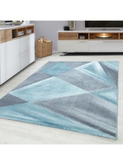 Short pile rug, geometric...
