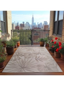 Beige buitenkleed, weer- en...