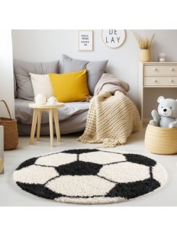 Barnmatta, fotbollsmönster,...