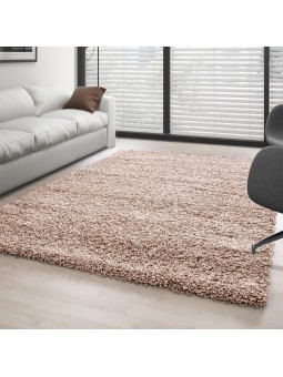 Shaggy Vloerkleed Beige...