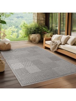 Alfombra gris para interior...