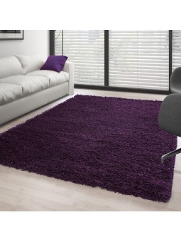 Tapis Shaggy Lila Doux et...