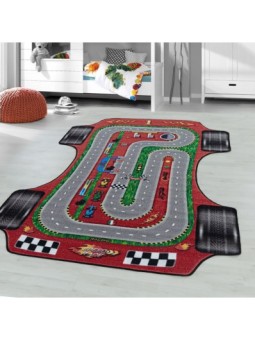 Children's rug, race track...