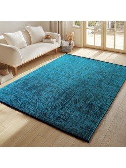Washable blue cotton...