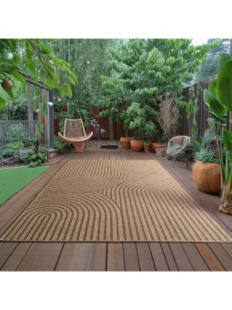 Beige utomhus-/inomhusmatta...