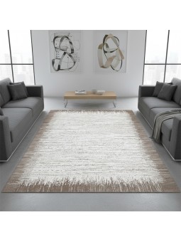 Moderner Teppich in Weiß...