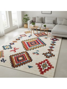 Alfombra Kilim Escandinava,...