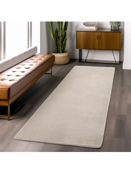 Krämfärgad tvättbar matta,...