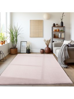 Kortpolig vloerkleed, effen...