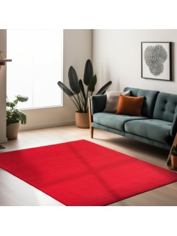 Short pile rug, single...