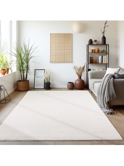 Kort luggmatta, krämfärgad,...